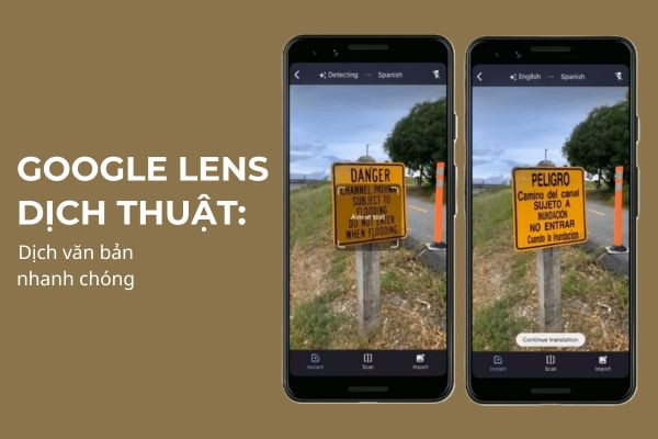 Google Lens dịch