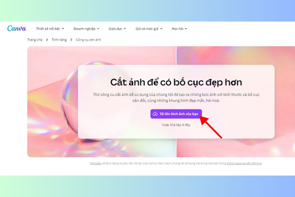 Các bước cắt ảnh 4x6 online bằng Canva 1