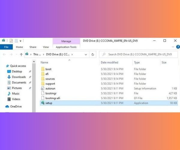 Hướng dẫn update win 10 lên 11 bằng file ISO bước 2