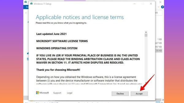 Hướng dẫn update win 10 lên 11 bằng file ISO bước 4