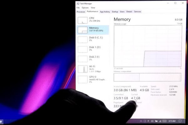 Nguyên nhân Ram laptop bị đầy