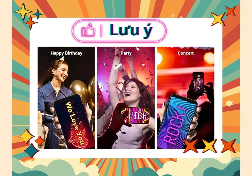 Những điều cần lưu ý khi sử dụng ứng dụng chạy chữ