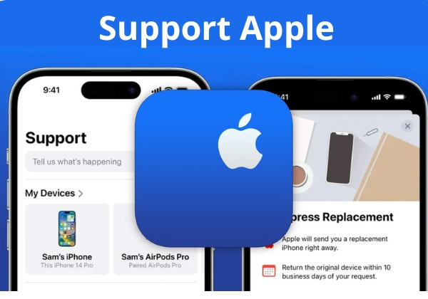 Sử Dụng Trung Tâm Hỗ Trợ Apple
