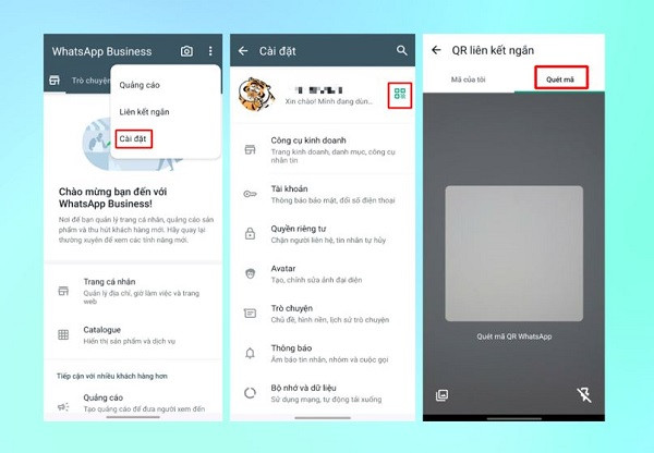 Đăng nhập và sử dụng WhatsApp Business web Đăng nhập và sử dụng WhatsApp Business web