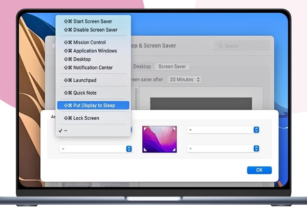 Tắt màn hình MacBook bằng Hot Corners Tắt màn hình MacBook bằng Hot Corners