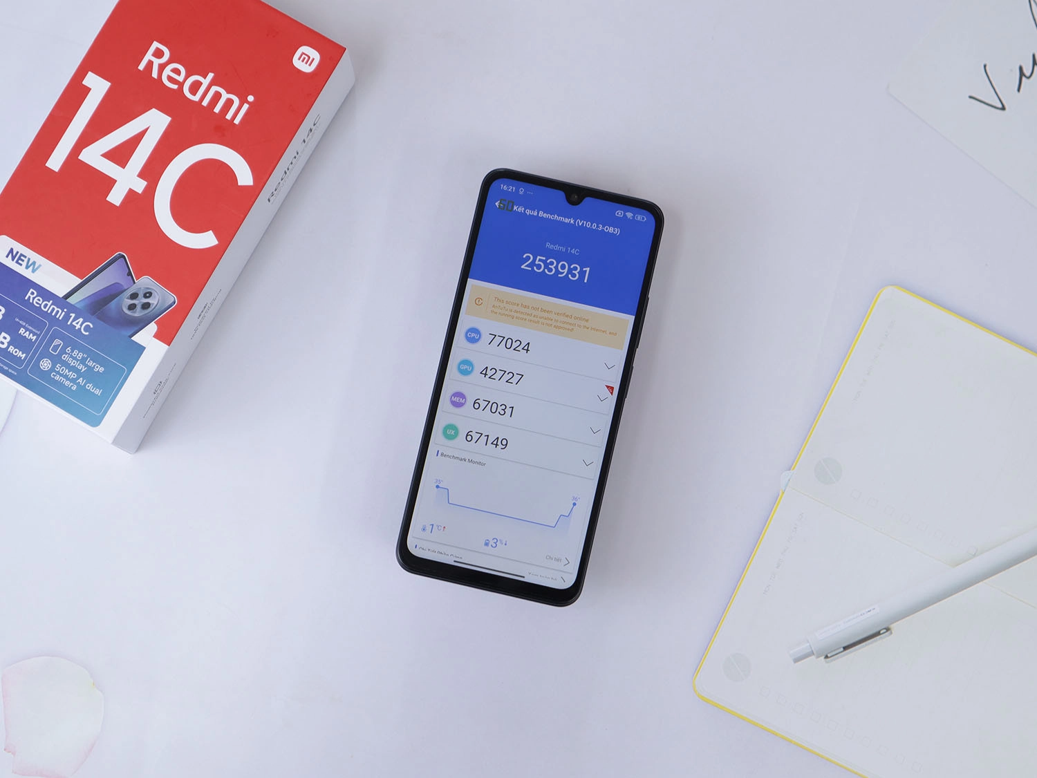thay mặt kính Xiaomi Redmi 14C