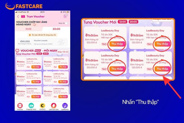 Cách sử dụng voucher Lazada để mua hàng&nbsp;3