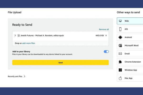 Tính năng Send to Kindle của Amazon B3