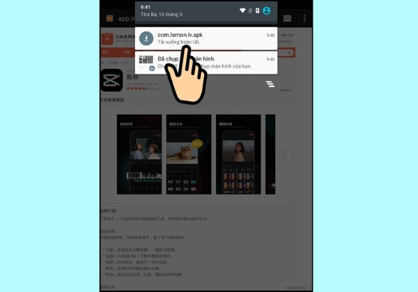 Trên điện thoại Android bước 3