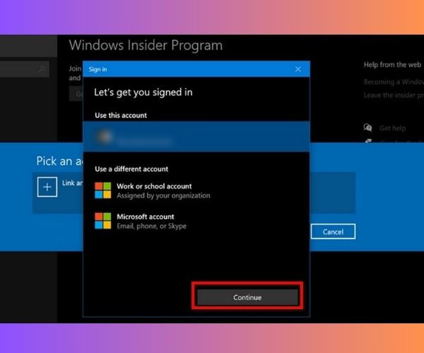 Hướng dẫn update win 10 lên 11 trực tiếp bằng tài khoản Microsoft bước 3