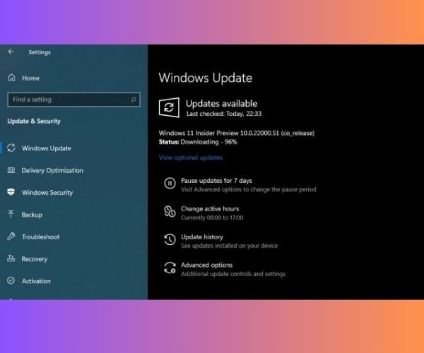 Hướng dẫn update win 10 lên 11 trực tiếp bằng tài khoản Microsoft bước 6