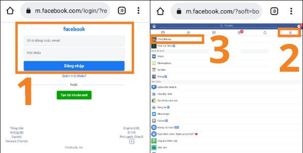 Xem ai vào Facebook bạn trong 10 ngày gần đây trên điện thoại bước 2