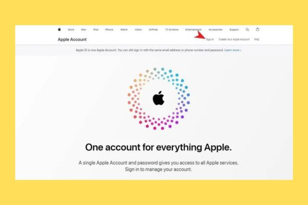Cách chuyển vùng trên Macbook qua Website PC 1