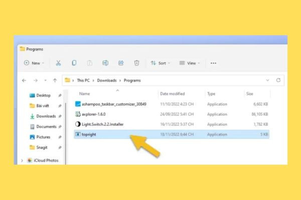Thay đổi vị trí thông báo win 11 bằng Notifications at Top 2 Thay đổi vị trí thông báo win 11 bằng Notifications at Top 2