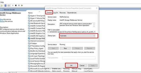 Cách 1: Kiểm tra và kích hoạt service RPC 3