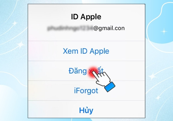 Các bước thay đổi Apple ID trên iPad dễ dàng 2