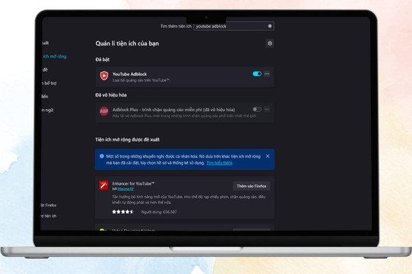 Cách cài đặt Adblock Youtube Firefox như thế nào?&nbsp; 3