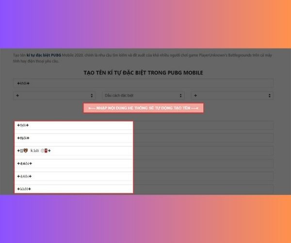 Cách đổi tên trong PUBG Mobile với kí tự đặc biệt mà không lo lỗi font 4