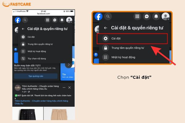Cách đổi URL page Facebook bằng điện thoại&nbsp; 5