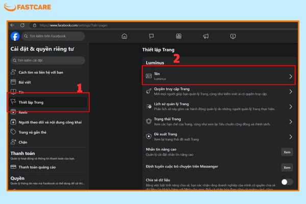 Cách đổi URL page Facebook bằng máy tính&nbsp; 3