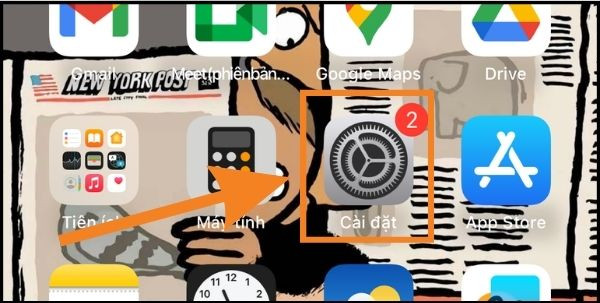 Cách gọi Siri để tìm điện thoại bước 1