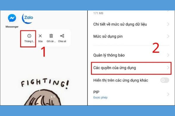 Cách khắc phục khi tìm quanh đây Zalo bị lỗi đối với Android bước 1