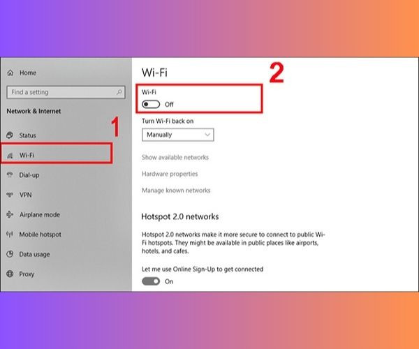 Cách bật Wi-Fi laptop Dell thông qua Settings (Cài đặt) 3 Cách bật Wi-Fi laptop Dell thông qua Settings (Cài đặt) 3