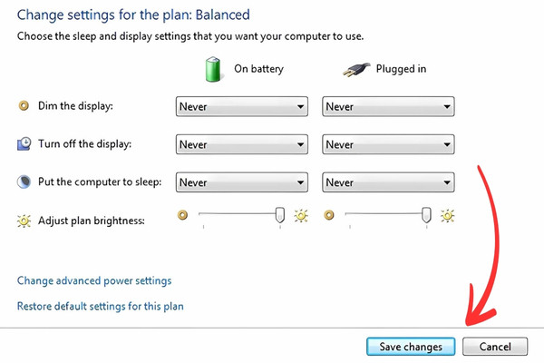 Cách tắt chế độ sleep của laptop trước khi tiến hành reset pin laptop bước 3 Cách tắt chế độ sleep của laptop trước khi tiến hành reset pin laptop bước 3