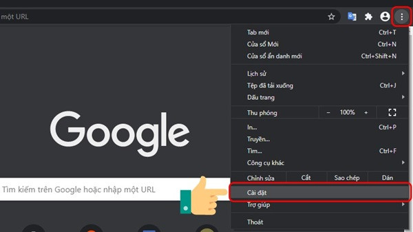 Cài Chrome mặc định trên win10 bước 1