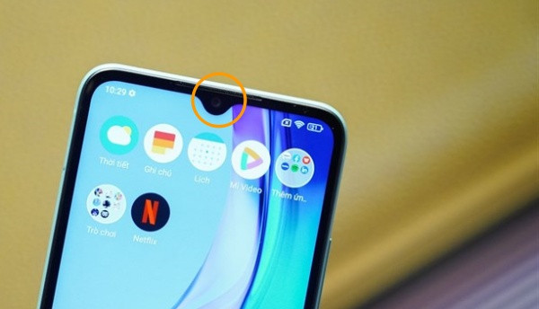 Camera trước Xiaomi POCO C40 hư hỏng