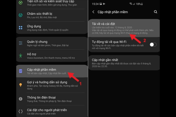 Trên Android
