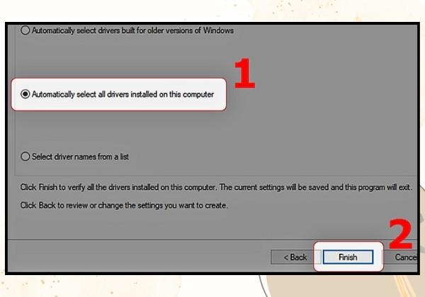 Chạy Driver Windows bước 4.1 Chạy Driver Windows bước 4.1