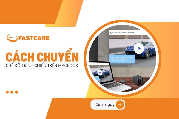 chuyển chế độ trình chiếu trên Macbook