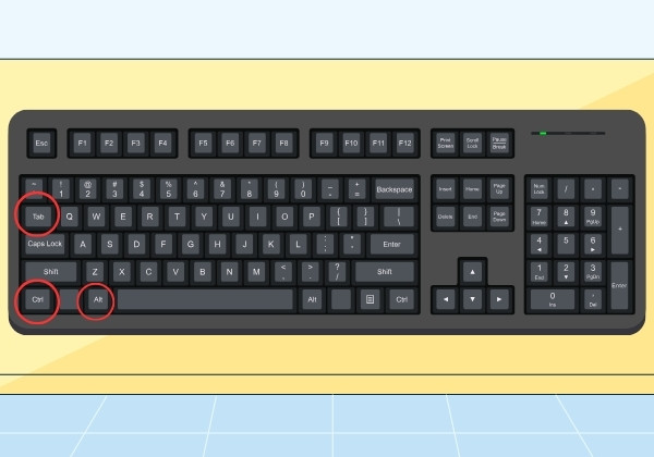 Chuyển cửa sổ linh hoạt với tổ hợp phím Alt + Ctrl + Tab Chuyển cửa sổ linh hoạt với tổ hợp phím Alt + Ctrl + Tab