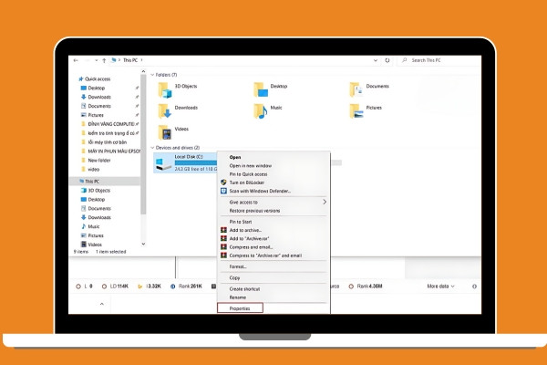 Công cụ Check Disk bước 2