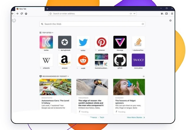 Dễ dàng truy cập những trang web thông dụng