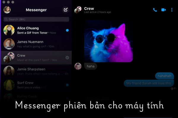 Giới thiệu Messenger phiên bản cho máy tính&nbsp;
