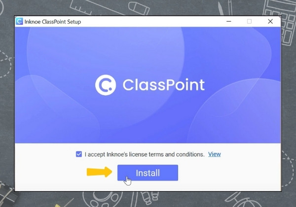 Hướng dẫn cách cài đặt phần mềm ClassPoint 4 Hướng dẫn cách cài đặt phần mềm ClassPoint 4