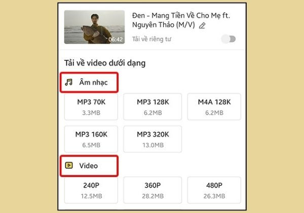 Hướng dẫn cách dùng Snaptube để tải video Youtube về máy 4