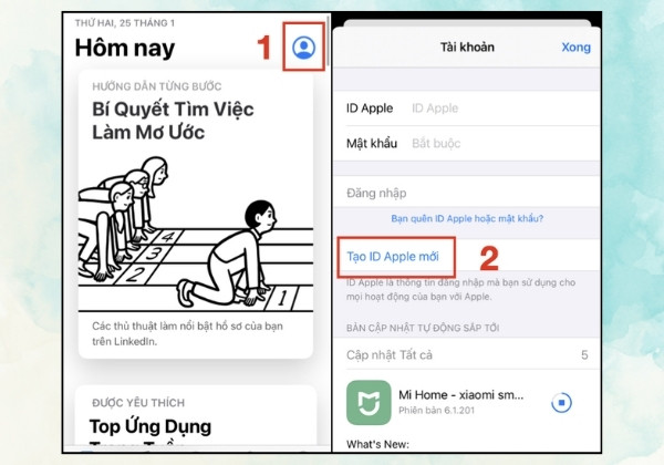 Hướng dẫn cách tạo ID Apple trên iPad đơn giản và nhanh chóng 1