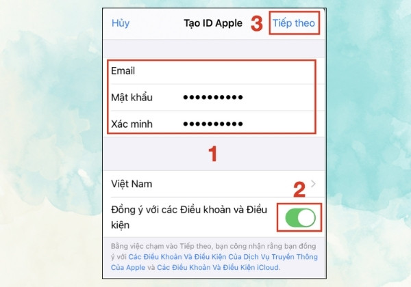 Hướng dẫn cách tạo ID Apple trên iPad đơn giản và nhanh chóng 2