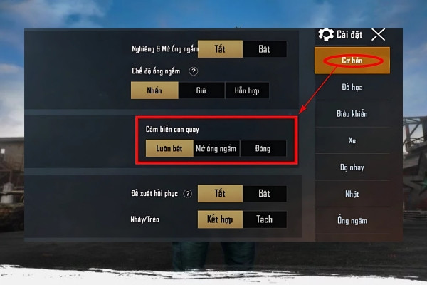Hướng dẫn setting 4 ngón PUBG Mobile chuẩn chuyên nghiệp b6