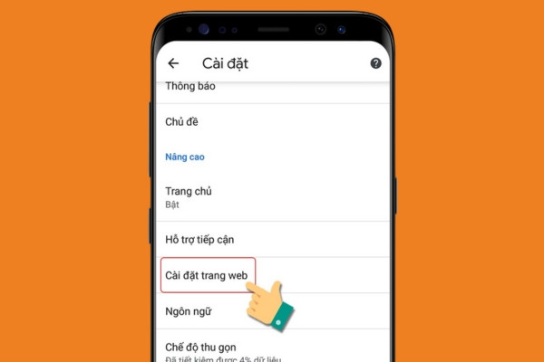 Bật/tắt Cookie trong trình duyệt Chrome trên điện thoại 4