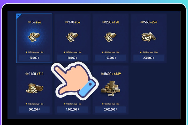 Nạp PUBG qua website B1