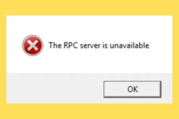 Nguyên nhân máy tính gặp lỗi RPC server is unavailable