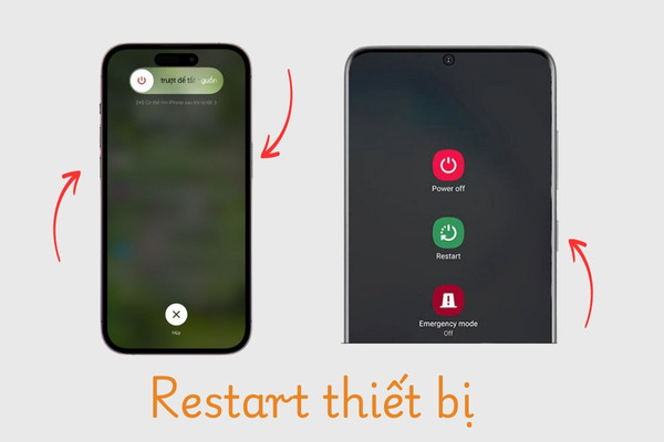 Restart thiết bị