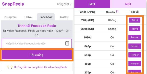Snap reels bước 2