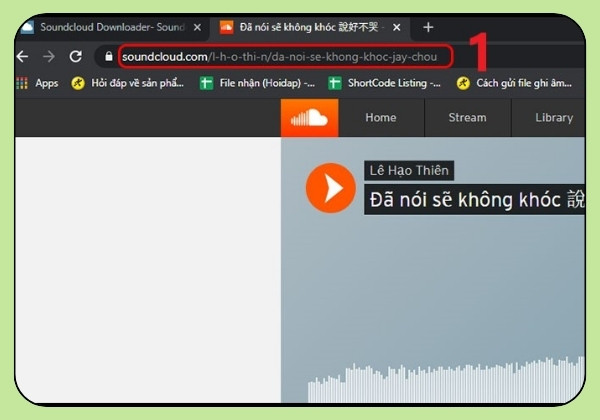 Sử dụng KlickAud bước 1
