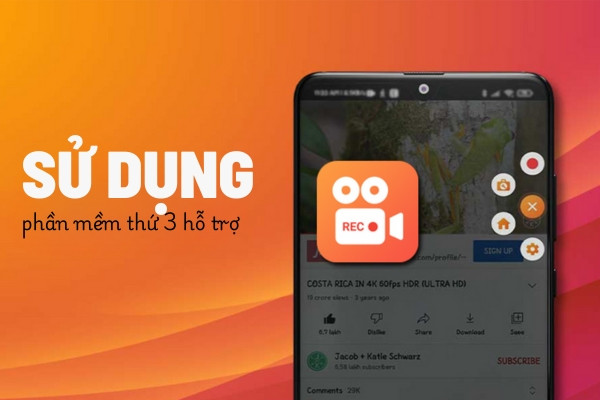 Sử dụng phần mềm thứ 3 hỗ trợ