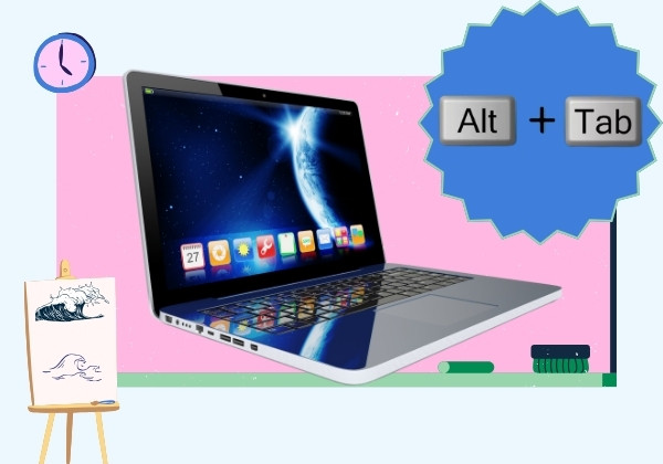 Sử dụng phím Alt + Tab để chuyển đổi cửa sổ nhanh Sử dụng phím Alt + Tab để chuyển đổi cửa sổ nhanh